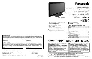 Handleiding Panasonic TC-54PS14 Viera Plasma televisie