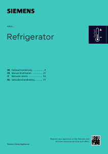 Handleiding Siemens KI82LNSE0 Koelkast