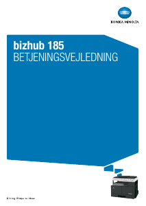 Brugsanvisning Konica-Minolta Bizhub 185 Multifunktionsprinter