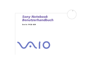 Bedienungsanleitung Sony Vaio PCG-GR414SP Notebook