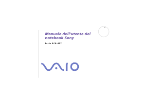 Manuale Sony Vaio PCG-GRT715M Notebook