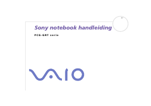 Handleiding Sony Vaio PCG-GRT785E Laptop