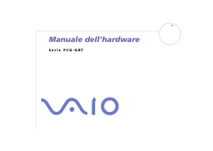 Manuale Sony Vaio PCG-GRT816M Notebook