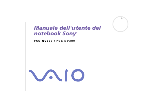 Manuale Sony Vaio PCG-NV209 Notebook