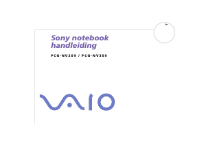 Handleiding Sony Vaio PCG-NV309 Laptop