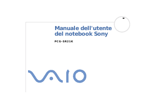Manuale Sony Vaio PCG-SR21K Notebook