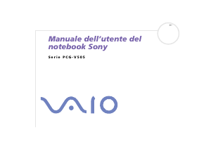 Manuale Sony Vaio PCG-V505BP Notebook