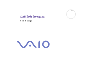 Käyttöohje Sony Vaio PCG-Z1MP Kannettava tietokone