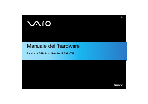 Manuale Sony Vaio VGN-A115Z Notebook