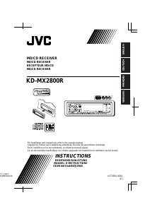 Handleiding JVC KD-MX2800R Autoradio