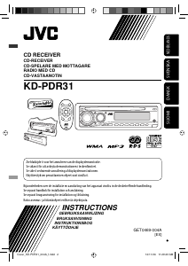 Handleiding JVC KD-PDR31 Autoradio