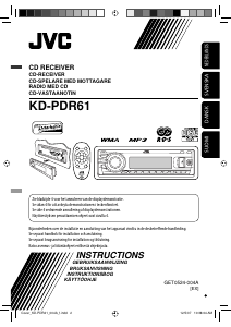 Bruksanvisning JVC KD-PDR61 Bilradio
