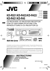 Manual JVC KD-R423 Auto-rádio