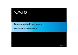 Manuale Sony Vaio VGN-B3XP Notebook