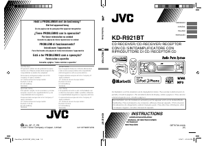 Manual JVC KD-R921BT Auto-rádio