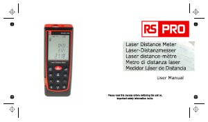 Manual RS Pro iLDM-150 Laser Distance Meter
