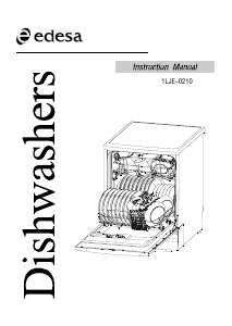 Manual Edesa 1LJE-0210 Dishwasher