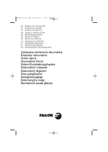 Manual de uso Fagor 3CFT-9RV Campana extractora
