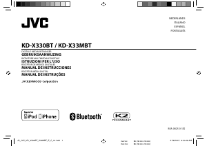 Handleiding JVC KD-X33MBTE Autoradio