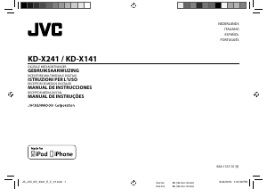 Manual JVC KD-X241 Auto-rádio