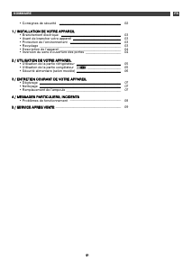 Mode d’emploi Fagor 3FD-20LA Réfrigérateur combiné