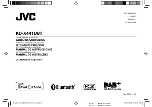Manual JVC KD-X441DBT Auto-rádio