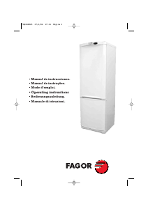 Manual de uso Fagor 2FC-67NFUK Frigorífico combinado