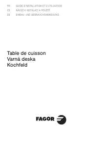Mode d’emploi Fagor 2MCF-2GSAXNAT Table de cuisson