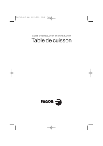 Mode d’emploi Fagor 3FIB-4GLB Table de cuisson