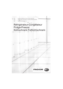 Bedienungsanleitung Fagor 3FS-18LAX Kühlschrank