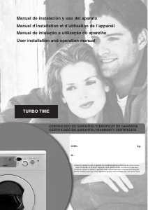 Manual Fagor 2FS-3611IT Máquina de lavar roupa