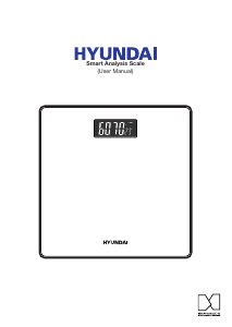 Handleiding Hyundai HHA312312 Weegschaal