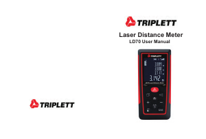 Manual Triplett LD70 Laser Distance Meter