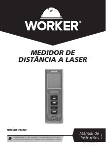 Manual Worker 937320 Medidor de distâncias a laser