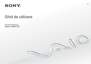 Manual Sony Vaio VGN-CS3 Laptop