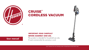 Bruksanvisning Hoover BH52210 Cruise Dammsugare