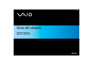 Manual de uso Sony Vaio VGN-FS515BR Portátil