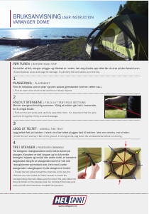 Bruksanvisning Helsport Varanger Dome Telt