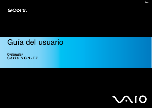 Manual de uso Sony Vaio VGN-FZ18M Portátil