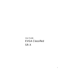 Handleiding EVGA Classified SR-X Moederbord