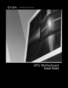 Handleiding EVGA GPU Moederbord