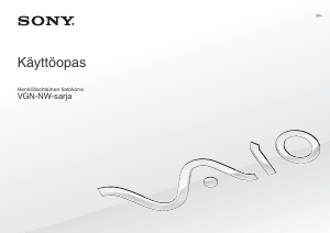 Käyttöohje Sony Vaio VGN-NW24EG Kannettava tietokone