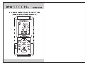 Handleiding Mastech MS6418 Afstandsmeter