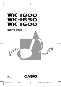 Handleiding Casio WK-1630 Keyboard