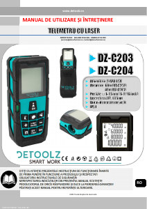 Manual Detoolz DZ-C204 Telemetru digital