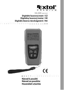 Manuál Extol ML-400 Laserový dálkoměr