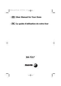 Manual Fagor 5H-721N Oven