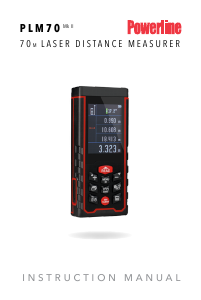 Manual Powerline PLM70 Mk II Laser Distance Meter
