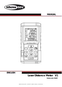 Manual Showtec 91007 Laser Distance Meter