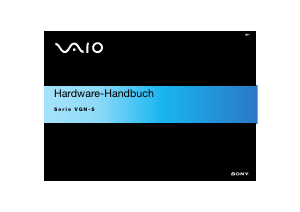 Bedienungsanleitung Sony Vaio VGN-S1XP Notebook